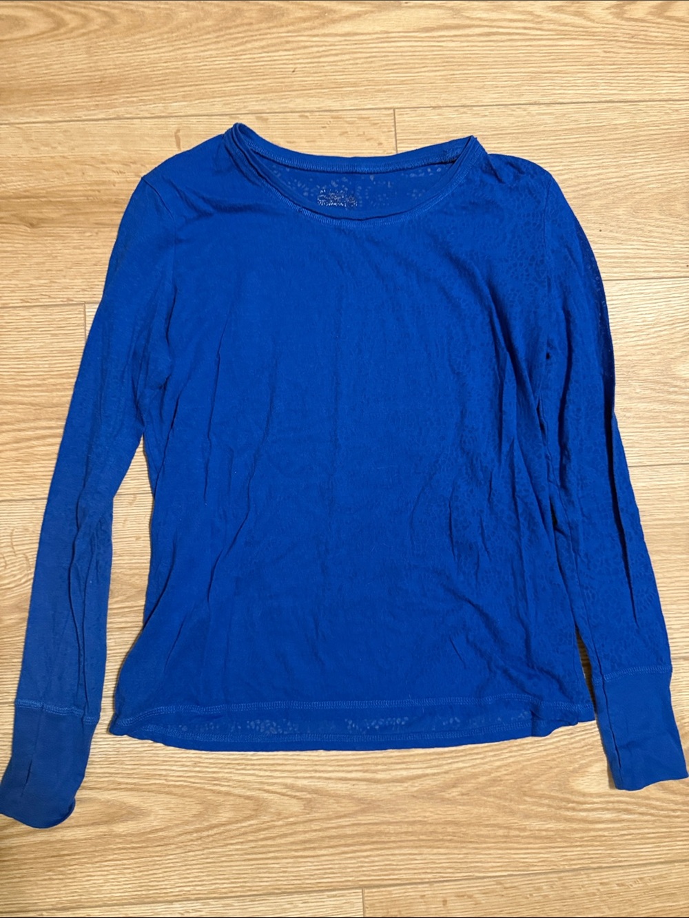Cherokee Workwear Women’s Long Sleeve Crew Neck Top - Royal Blue
